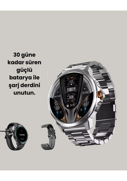 SW80 Akıllı Saat 1.93″ Ultra Hd Ekran 700 Mah Batarya 3 Kordon modelleri
