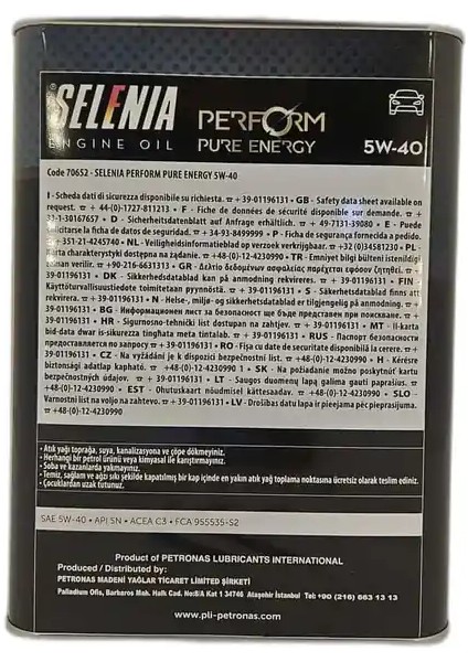 Selenia Perform Pure Energy fiyatları