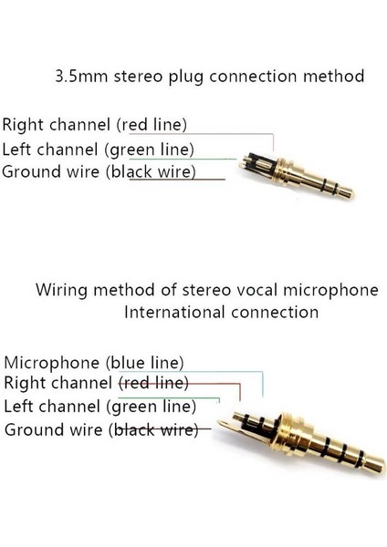 10 Adet - 3.5mm Stereo Jack Metal 3 Pin 4 Boğumlu Erkek Konnektör - Trrs Lehim Tipi Jak - Gri modelleri