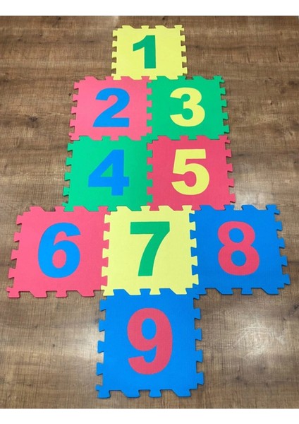 9 Parça Çocuk Oyun Karosu Eva Puzzle Yer Matı Sayılar Eğitici Oyun Halısı indirimleri