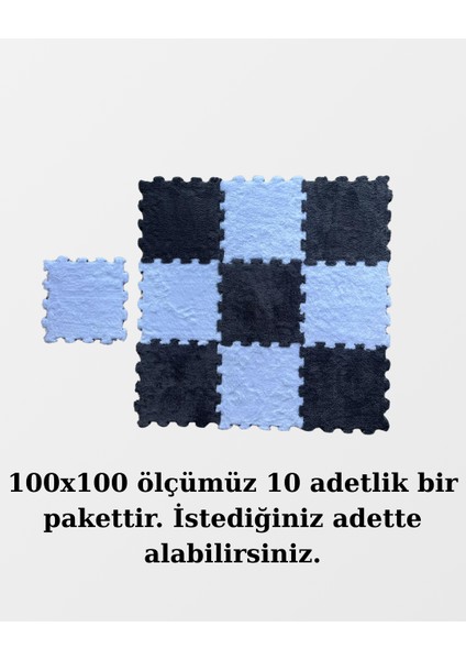 Dijital Baskılı Renkli Kare Desenli Balkon Halısı Yolluk Yapboz Puzzle Japon Halı modelleri