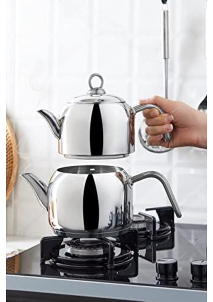 Renkli Metal Çaydanlık Takımı, Şık ve Dayanıklı, Pratik Kullanım, Modern Tasarım fiyatları