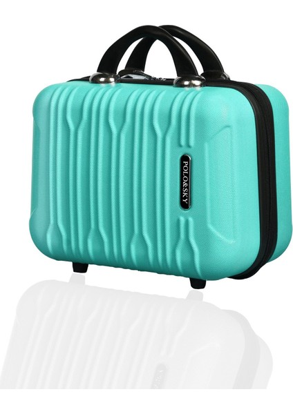 Su Yeşili Abs Makyaj Çantası El Valizi, Şık ve Kullanışlı Tasarım fiyatları