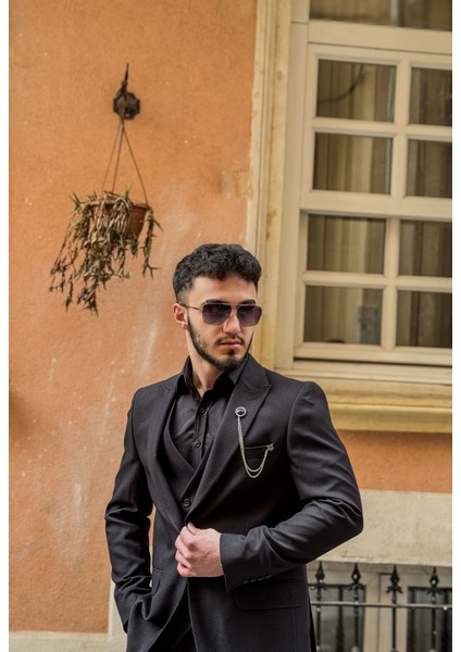 Slim Fit Yelekli Takım Elbise fiyatları