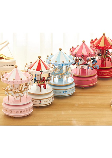 Nostaljik El Yapımı Atlıkarınca Müzik Kutusu