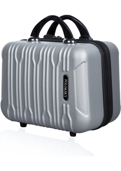 Gri Renkli Abs Makyaj Çantası El Valizi, Şık ve Hafif Tasarım fiyatları
