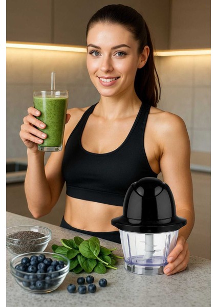 Dört Bıçaklı Fresa Doğrayıcı Rondo Siyah, Pratik ve Şık Mutfak Aleti fiyatları