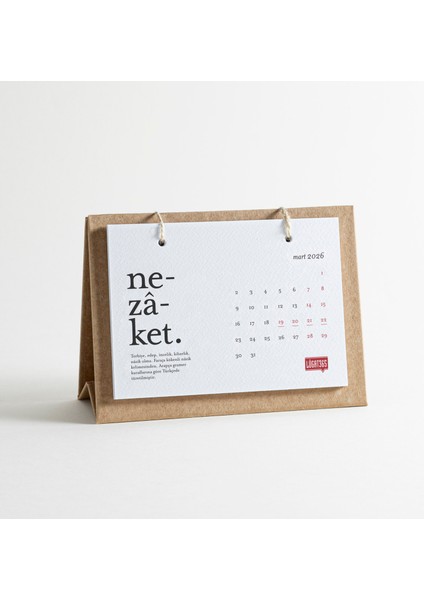 2026 Güzel Kelimeler Takvimi fiyatları