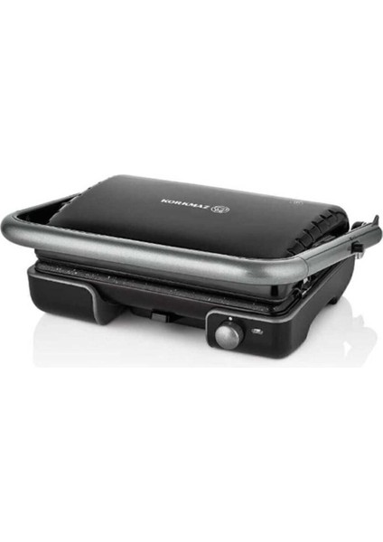 Siyah ve Gri Renkli, 1800 W Güçte Kullanışlı Tost Makinesi