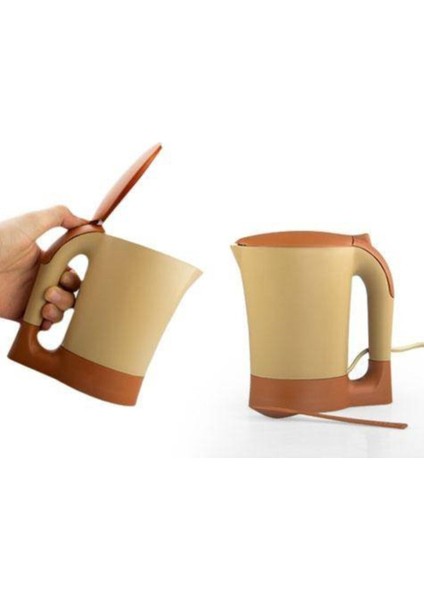 Çok Renkli Elektrikli Su Isıtıcı ve Kettle, Çay Kahve Makinesi, Kaşıklı fiyatları