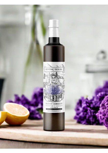 Sevinç Teyze Doğal Fermantasyon Hayıt Sirkesi 500ML ( Natural Fermentation Chaste Vinegar) - Kdn