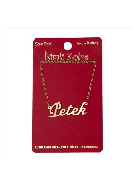 Allzey Petek Isimli Kolye -Sarı modelleri