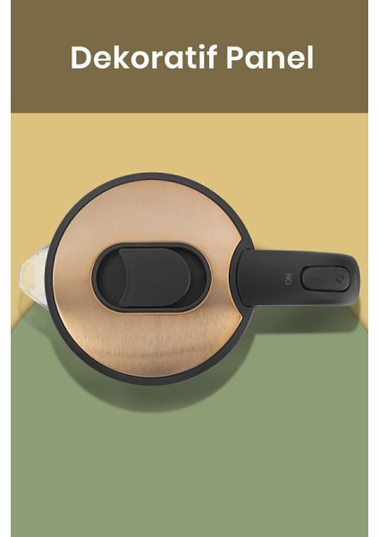 Pembe Cam Kettle 2200W 1.7l Paslanmaz Çelik Işıklı Su Isıtıcı indirimleri