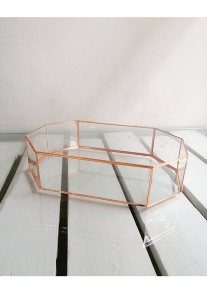 30X20X7 cm Geometrik Cam Makyaj ve Söz Mendil Kutusu, Şık ve Kullanışlı Tasarım modelleri