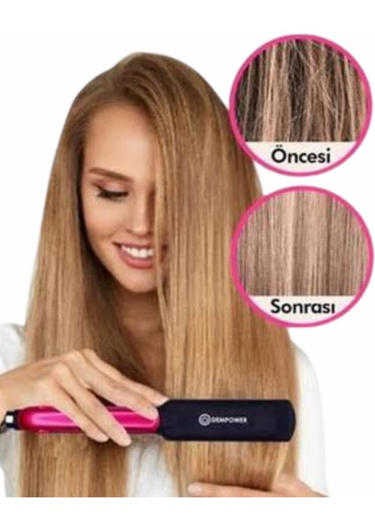 Zeroshop Saç Düzleştirici Seramik Kaplama Yüksek Isı Ayarlı Profesyonel 4 Kademeli 220 Decere fiyatları