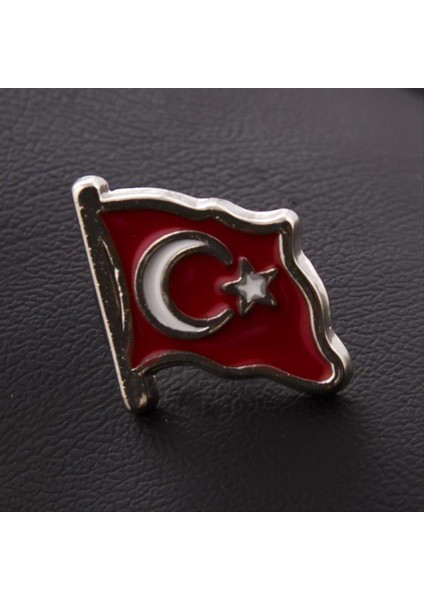 Sepetim Ay Yıldız Yaka Rozet-Gri modelleri