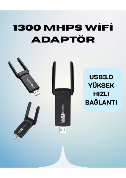 Zeroshop AC1200 USB Wifi Adaptör