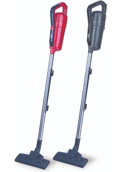 Gri Metal Borulu Elektrikli Süpürge, Güçlü ve Dayanıklı Temizlik Aleti