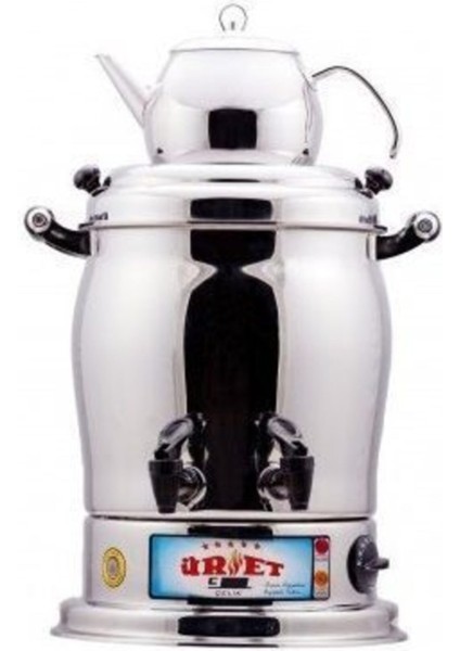 Bordo 22 Lt Çift Demlikli Çay Makinesi, Şık ve Kullanışlı Tasarım