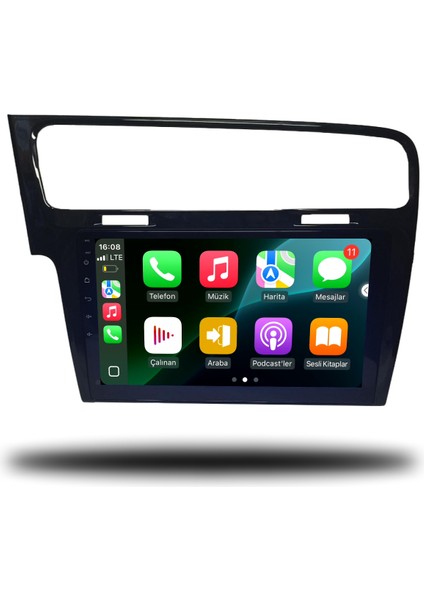 Carplayer Volkswagen Golf 7 2013-2021 Uyumlu Android Multimedya 4gb Ram 32GB Hafıza modelleri