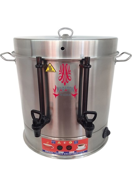 Yüksek Kapasiteli Paslanmaz Çay Makinesi, 45 Litre, 500 Bardak, Dayanıklı ve Şık Tasarım