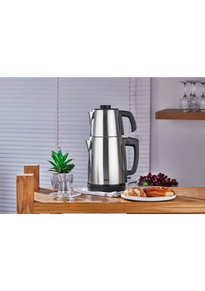 Yeşil Çay Makinesi, Paslanmaz Inox Tasarım, Kolay Kullanım