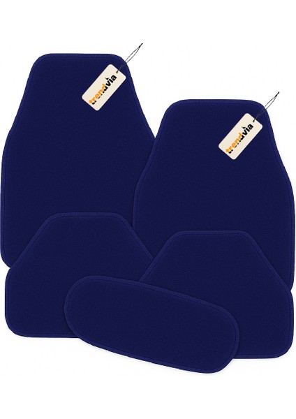 Araba Halı Paspas Takımı 5’li – Kaymaz Tabanlı Araç Halı Paspas Seti