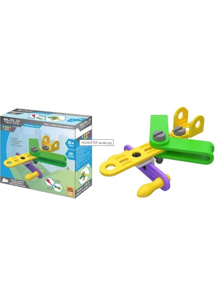 Sök Tak 15 Parça Uçak Build Technic - 4100101-2-15 (Lisinya)