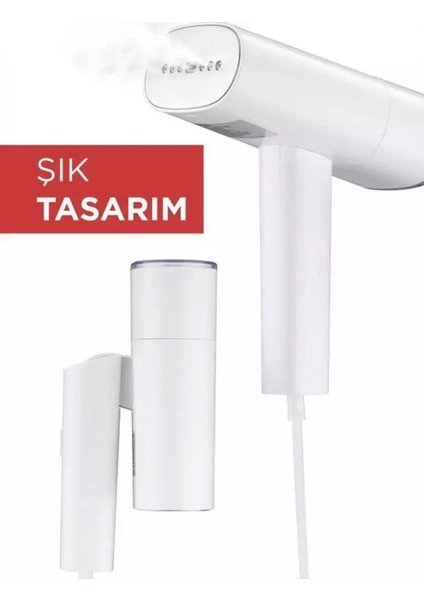 Kompakt Katlanabilir Buharlı Kırışık Giderici Ütü Beyaz fırsatları