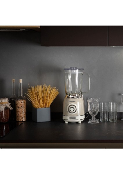 Renkli Cam Blender, 1000W Güç, Şık ve Dayanıklı, Hızlı Karışım, Kullanışlı Tasarım