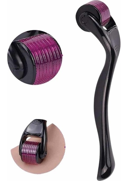 Msa-Shop Titanyum Uçlu Derma Roller 540 Iğneli 1 mm Gözenek Azaltıcı Akne Izlerine Uygun