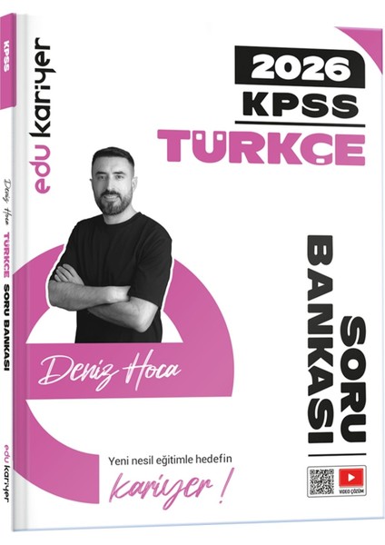 Deniz Hoca 2026 Kpss Türkçe Video Çözümlü Soru Bankası - Deniz Bozkurt