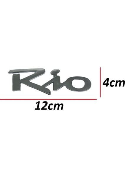Kıa Yazı Rio 05-11 Arka (Rio Yazısı)
