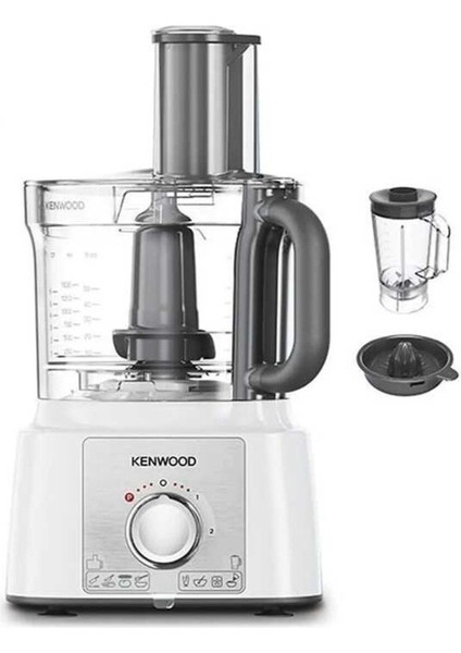 Güçlü 1000W Çok Fonksiyonlu Mutfak Robotu, 3l Hazne, Beyaz Renk