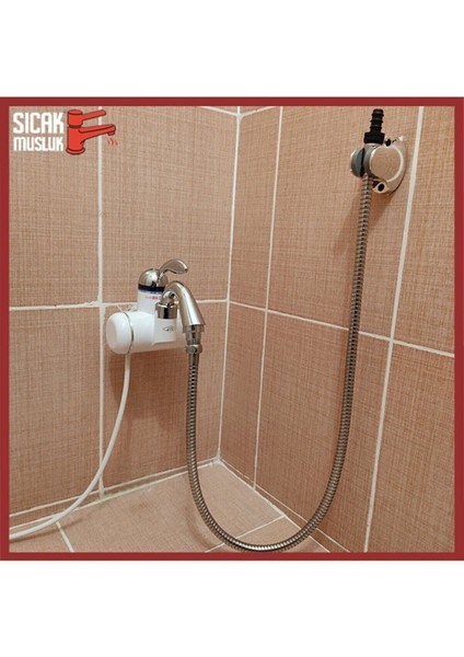 Beyaz Elektrikli Taharet Musluğu, Ani Su Isıtıcılı, Pratik ve Güvenli Kullanım fırsatları