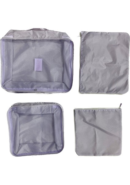 Renkli 4'lü Seyahat Çantası Seti, Şık ve Hafif Tasarım