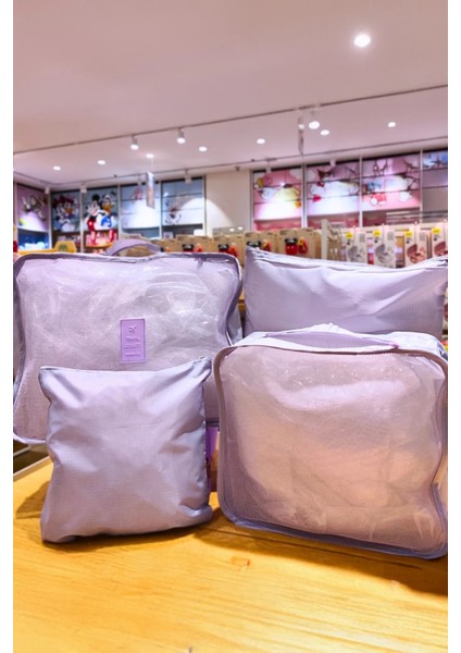 Renkli 4'lü Seyahat Çantası Seti, Şık ve Hafif Tasarım fiyatları