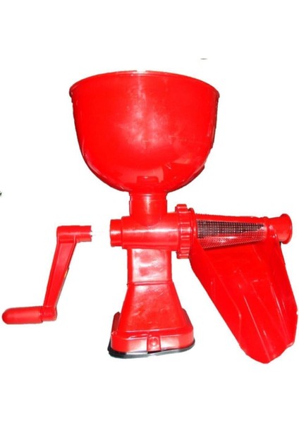 Evde Kolayca Salça Yapmanızı Sağlayan Pratik Makine, Kırmızı Renkli Kullanım Kolaylığı