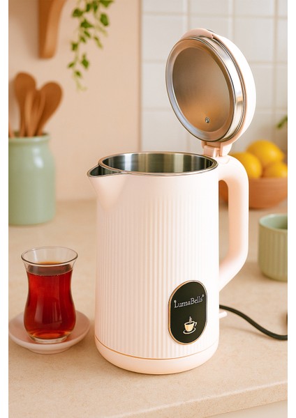 2,5l 1500W Elektrikli Su Isıtıcı Bej Renkli Lumabella LB-59029 fiyatları