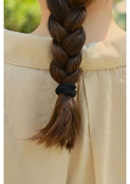 8'li Siyah Lastik Toka