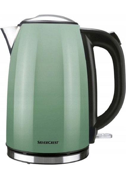 1.7l Paslanmaz Çelik Elektrikli Su Isıtıcı, 3100W, Yeşil Renk fiyatları