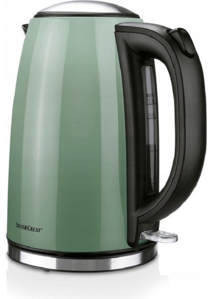 1.7l Paslanmaz Çelik Elektrikli Su Isıtıcı, 3100W, Yeşil Renk indirimleri