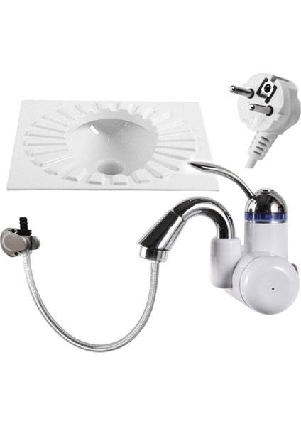 Beyaz Elektrikli Taharet Musluğu, Ani Su Isıtıcı, Pratik ve Güvenli Kullanım