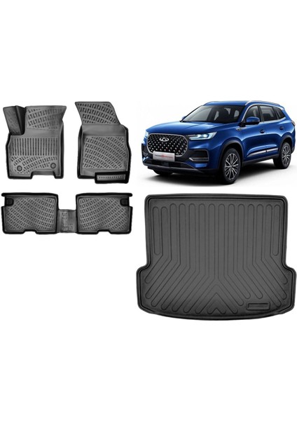 Cherry Tiggo 8 Pro Bagaj Havuzu ve 3D Havuzlu Paspas Takımı