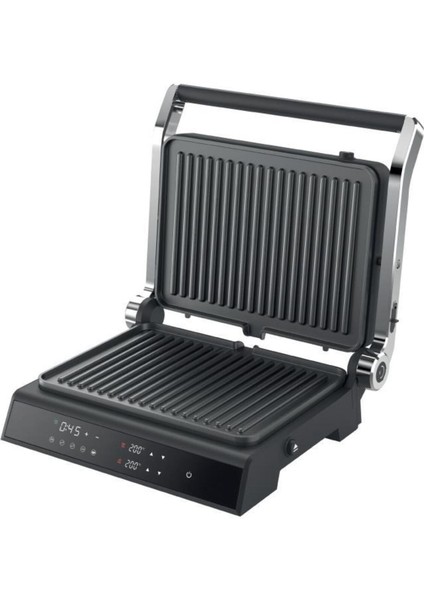 Siyah 2000W Dijital Tost ve Izgara Makinesi, Çıkarılabilir Plakalar indirimleri