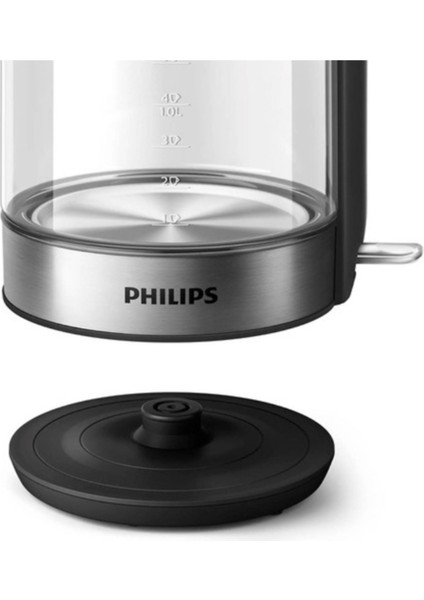 2200W Cam Su Isıtıcı ve Kettle, Siyah, Hızlı ve Güçlü, Şık Tasarım fırsatları