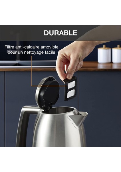 Gri Çelik Su Isıtıcı 1,7 Lit indirimleri