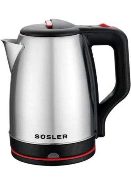 Inox 2l Kaynar Kettle, 220-240V, Modern Tasarım, 2 Yıl Garanti