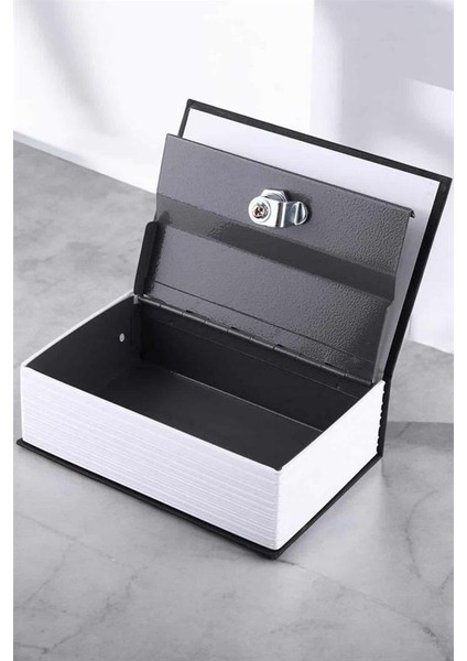 Zeroshop Büyük Boy Anahtarlı Kitap Görünümlü Gizli Kasa Çelik Kasa Altın Kasası modelleri