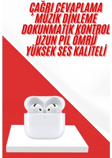 Zeroshop 4.nesil Bluetooth Kulaklık Yüksek Ses Kaliteli Dokunmatik Kontrol Özellikli fiyatları